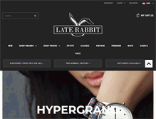 Tablet Screenshot of laterabbit.com